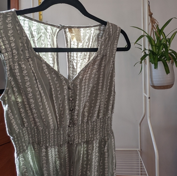 Moss green romper - Picture 2 of 4